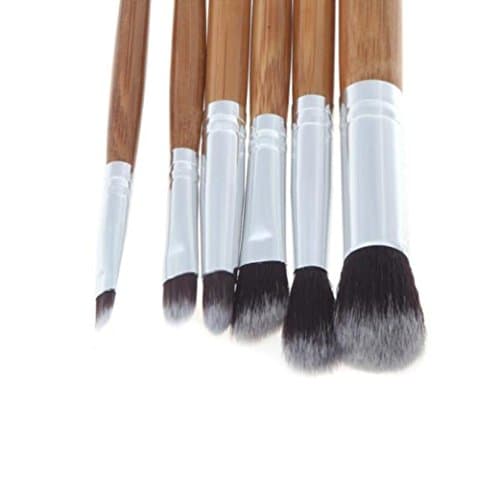 Coper® 6pcs Bamboo Professional Eyeshadow Makeup Cosmetic Tool Kabuki Eye Brush Set