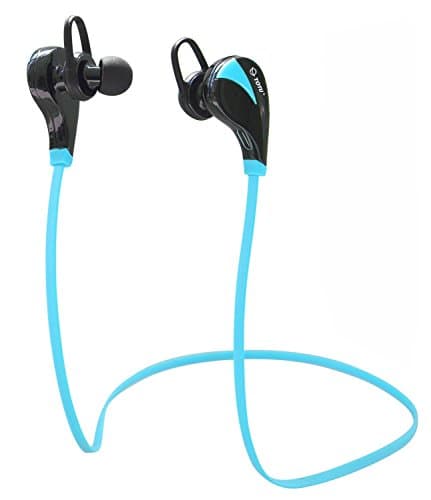 Vilso Bluetooth Headphones,Wireless Stereo Earbuds Sweatproof Running Headset In-Ear SportS with Microphone with Bluetooth 4.1, Balanced Audio, (Blue)