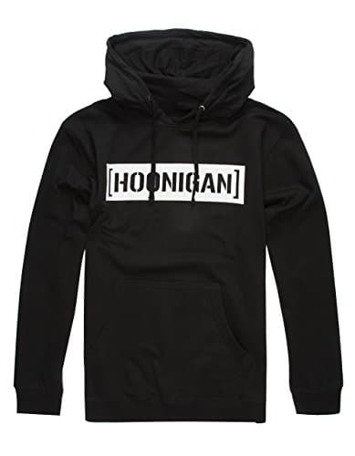 Hoonigan Censor Bar Graphic Hoodie | 80% Cotton - 20% Polyester | Long Sleeve Hooded Pull-Over Sweatshirt | Trends Fade, but This Classic is Forever, Unless You Bleach it, Then Some Fading May Result