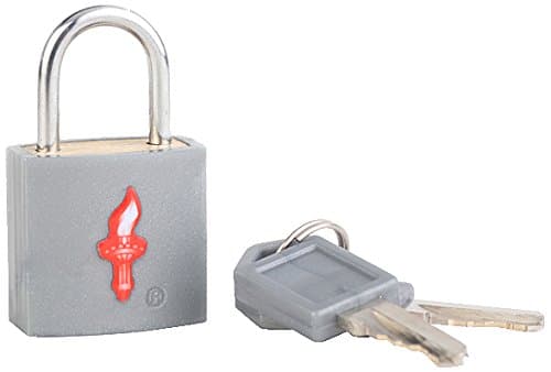 Safe Skies TSA-Recognized Padlock, Gunmetal, One Size