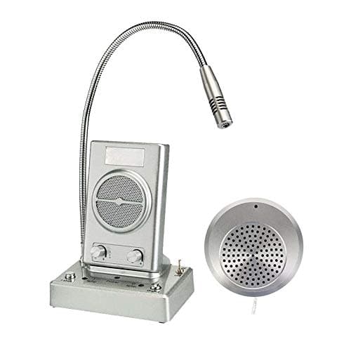 Elikliv 3W Aluminum Alloy Shell Dual-way Window Intercom Advanced Two-way Interphone System For Bank Hospital Bus Station etc