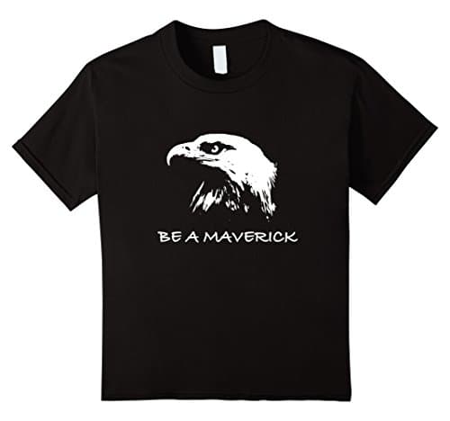 Kids Be A Maverick Eagle T-Shirt 10 Black
