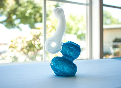 MC Pro 5.5" bungleweedious hand crafted donut water holder. (Blue)