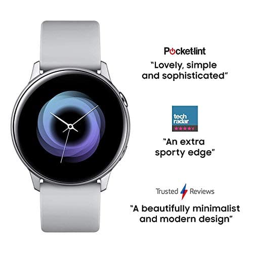 Samsung Galaxy Watch Active 40 mm Smartwatch - Silver (International Version without Samsung Pay)