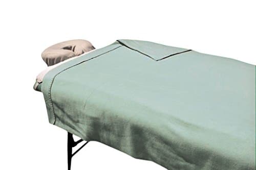 Angel Feathers W67929S Table Blanket, Sage