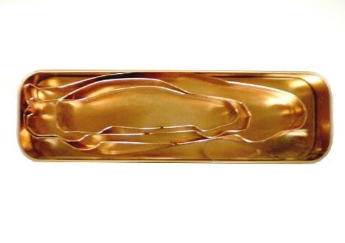 Global Decor Race Car Cookie Cutter Set in Round Copper-Plated Container by Global Dcor