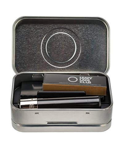 Leafy Lane | Portable Smoking Accessories Bundle | Slim Metal Box - Clipper Lighter - Unbleached Rolling Papers Pack - Filter Tips - Beeswax Hemp Wick | Take It With You Everywhere In Your Pocket