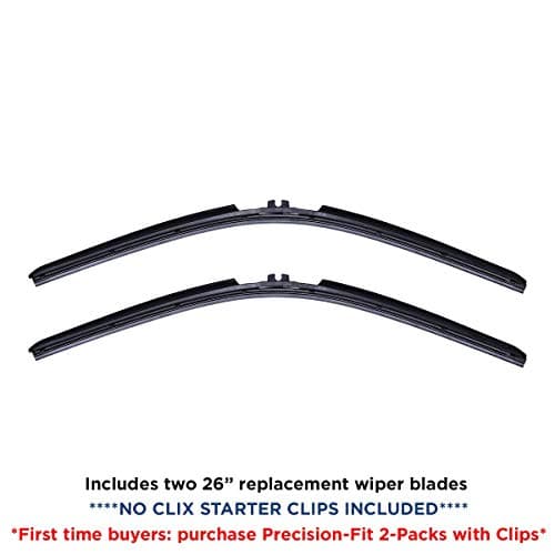 AutoTex CXRD-2626 26"/26" Quick-Fix Replacement Wiper 26", 2 Pack