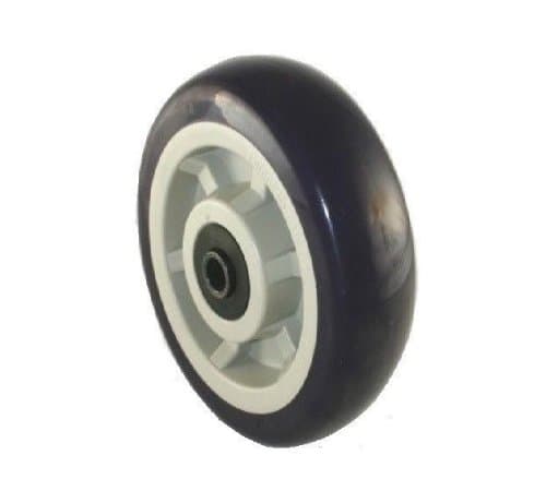 Patriot 5" x 2" Polyurethane Wheel with 1/2" ID Blue (One)/800# Cap.