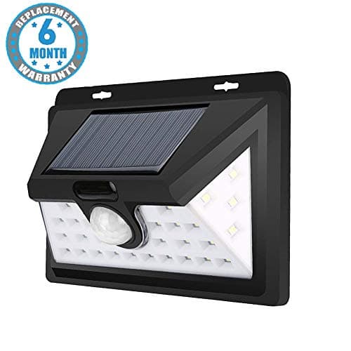 Voroly 32 LED Solar Motion Sensor Light,Outdoor Weatherproof for Driveway Garden Path Yard (pack of 2)
