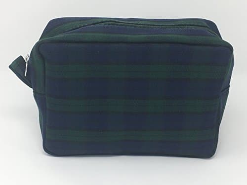 Personalized Dopp Kit, Custom Toiletry Bag, Personalized Dopp Kit, Blackwatch Plaid Dopp Kit