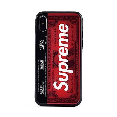 iPhone8 Plus Case, iPhone7 Plus Case, DWARM Street Fashion Tempered Glass Slim Fit Case for iPhone8 Plus