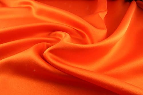 Bedify Bedding 100% Pure Silk Satin Sheet Set 4pcs, Silk Fitted Sheet 15'' Deep Pocket,Silk Flat Sheet & Pillowcases Set !!! Queen, Orange