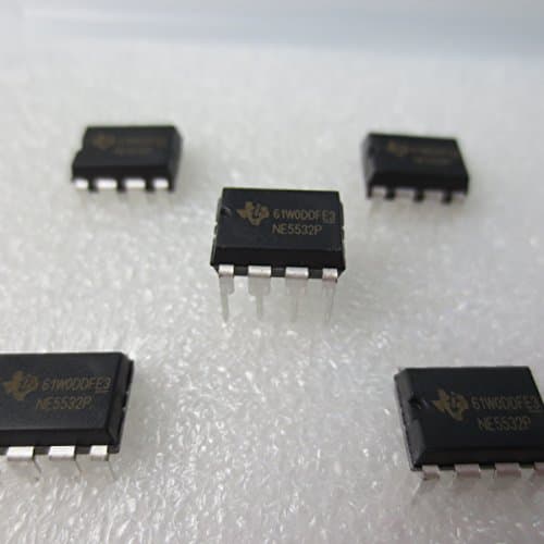 (5PCS) NE5532P DIP-8 DUAL LOW-NOISE OPERATIONAL AMPLIFIERS