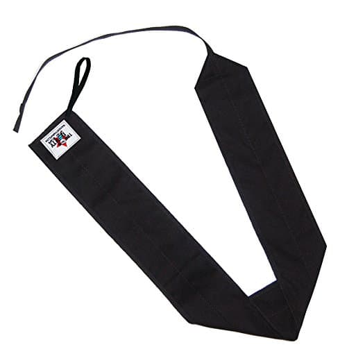 Black Solid Wrist Wraps with Thumb Loops