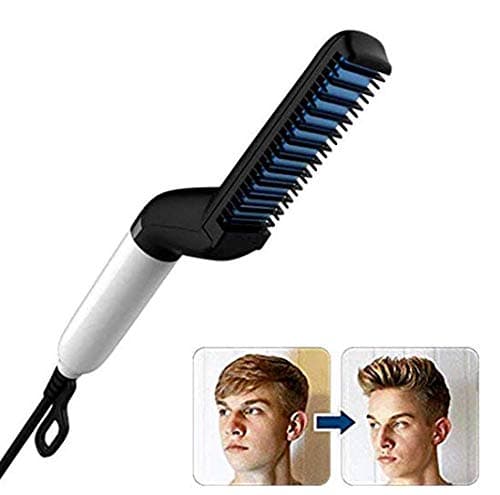 99native Quick Hair Styler for Men - Curling Iron & Side Straighter Hair Comb Hairdresser hair - Multifunctional Curler Hair Styling Tools (UK)