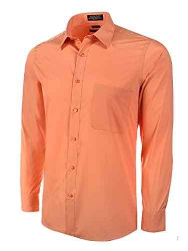 Marquis Men's Basic Slim Fit Dress Shirt