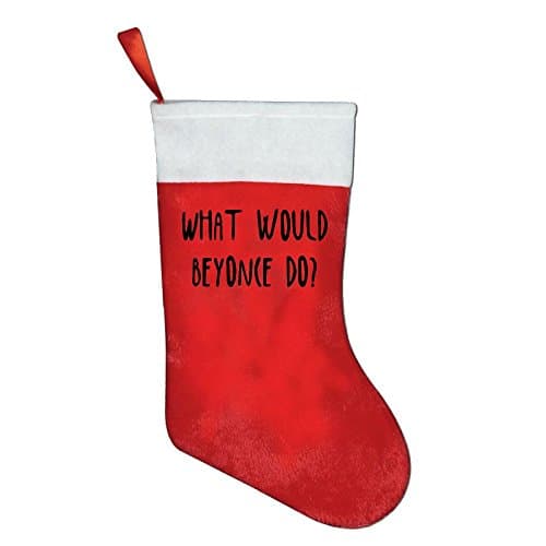 Christmas SocksWhat Would Beyonce DoFun Colorful Crew Sock