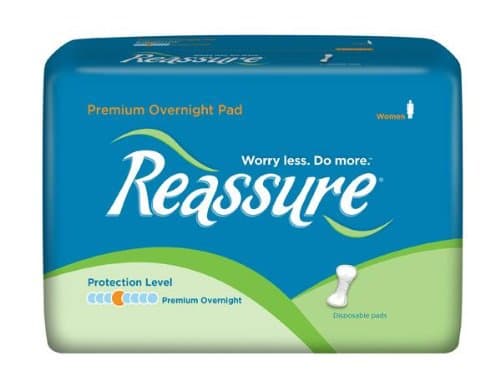 Reassure Premium Overnight Pads Heavy-Absorbency, 40/Case