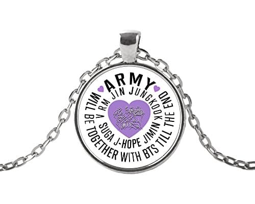 Stylelic Army will be together with BTS Till The End-18” Adjustable Chain Necklace (White -V3)
