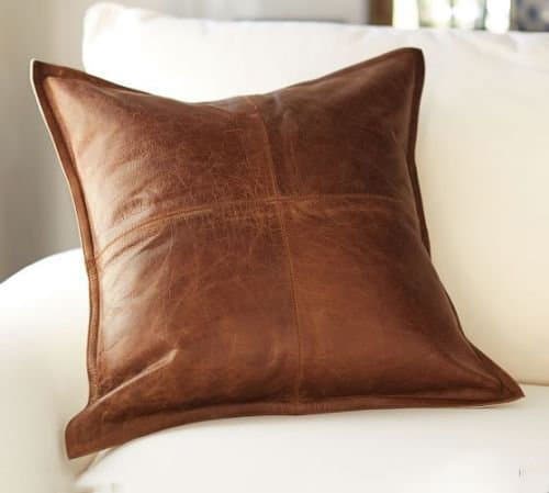 Prim Leather Lambskin Prim Pillow Cushion Cover All sizes