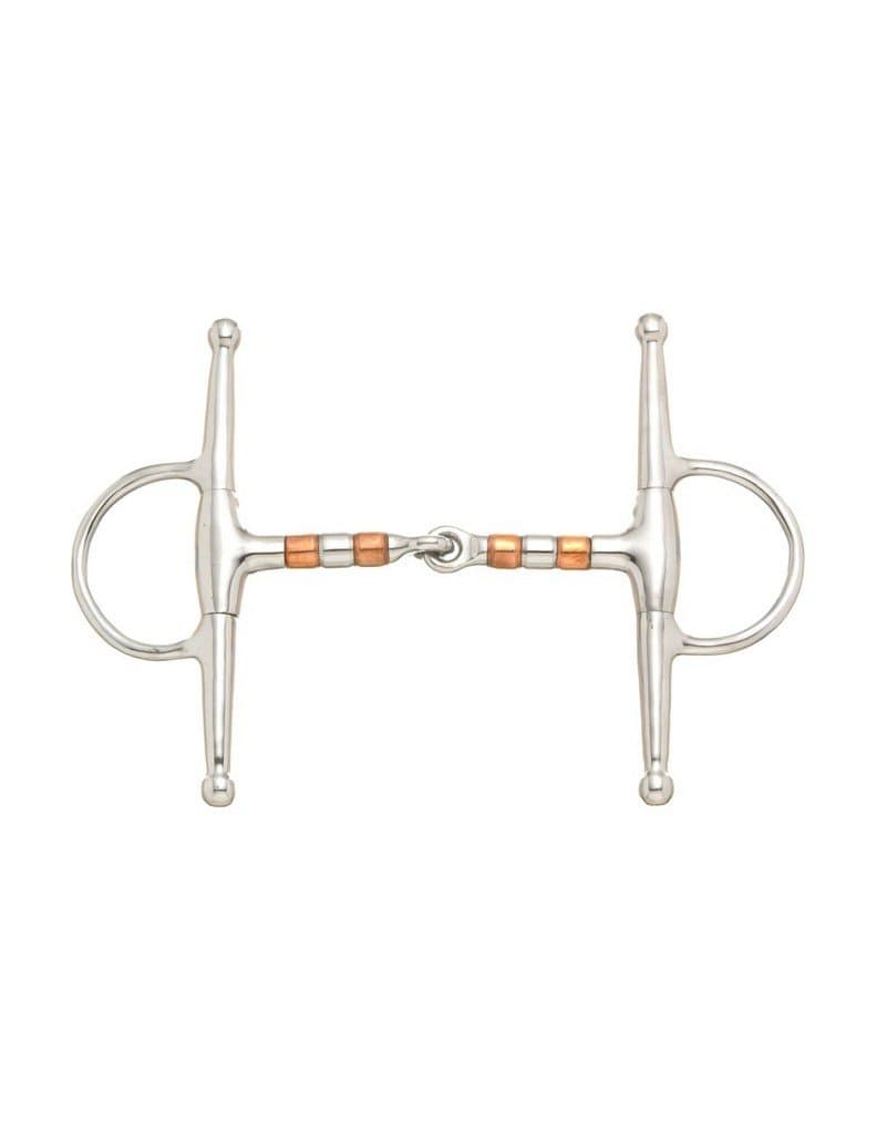 Kelly Silver Star Roller Full Cheek Snaffle Bit