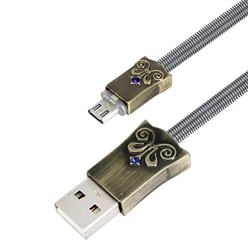 BlueLoong Micro USB Cable Android - Micro USB Charging Cable 10ft Nylon Braided Rapid Charger Fast Charging Cable for Smartphones,Samsung Galaxy S6 S7 Edge Note 5,Kindle,LG, Xbox, PS4,Camera