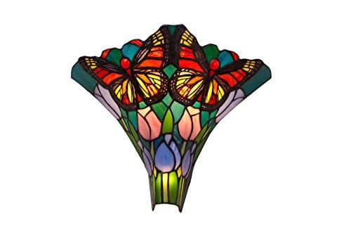 ivintage Butterfly Wall Light, Multi-Colour, 16 x 37 x 30 cm