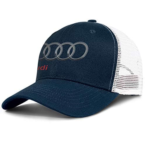Audi-Logo- Unisex Mesh Ball Cap Adjustable Snapback Dad Hat