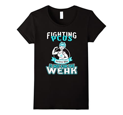 Women's Fighting PCOS Everyday is Not For The Weak  Medium Black