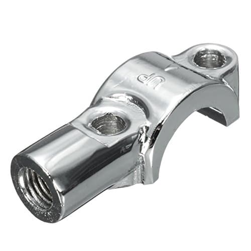 Brake Clutch Master Cylinder Mirror Mount Bracket 7/8 Inch Universal Motorcycle - Chrome