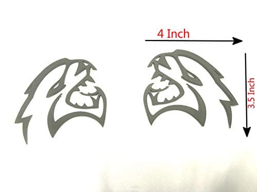 Boobo D-S2HMB Pair of 2 Challenger Charger SRT Hell Cat Fender Side Emblem Badges for Dodge Challenger Charger (Matte Black)
