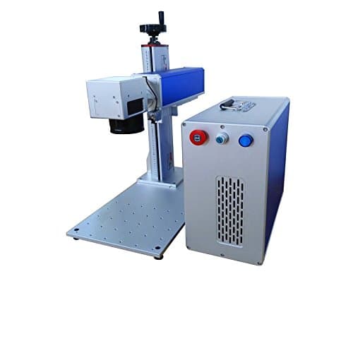 MCWlaser 30W Fiber Marking Machine Split Model 110X110mm Marking Area Including EZcad Software and red Point Position