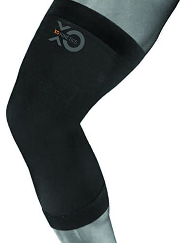 XO KINETICS COPPER COMPRESSION KNEE SLEEVE,BEST FOR SPORT OR WORK RELATED KNEE PAIN - HIGHEST GRADE 88% COPPER NYLON. (SMALL)
