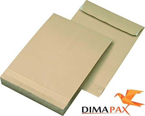 Envelope B4 Peel 120gr. HK braun 1000 Pieces Dimapax