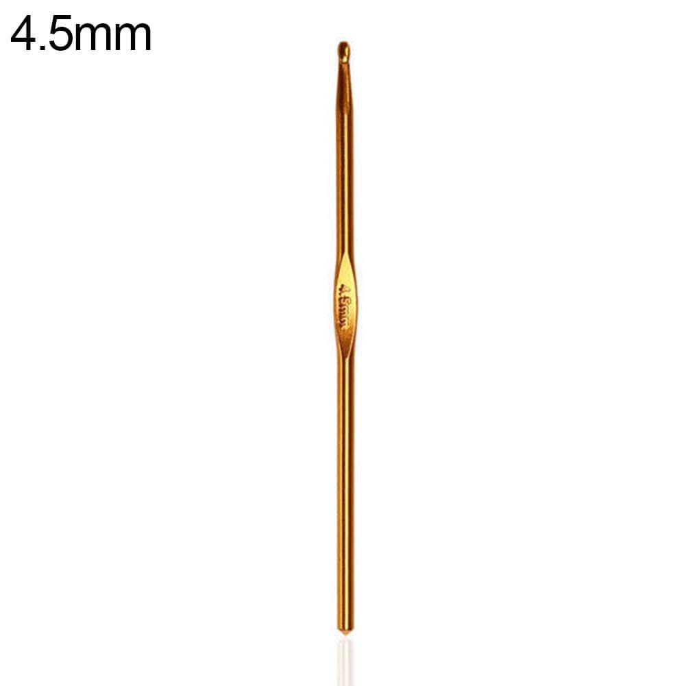 super1798 Aluminium Crochet Hooks Needles Knitting Accessories Tools - Random Color 4.5mm