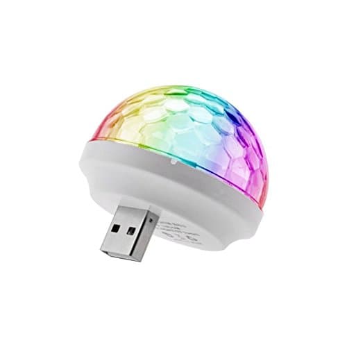 Mini USB Disco Light,Megoal Portable Karaoke light party light,Usb Disco ball,Led decorations light Family KTV K song effect Lamp