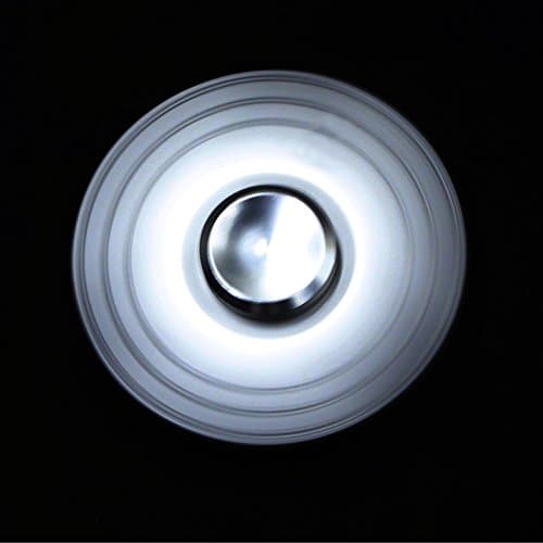 PPTOY Fidget Spinner Toy Finger Hand Cube Perfect For Quitting Smoking, ADD, ADHD, Anxiety, and Autism for Adults and Children Small Size (silver)