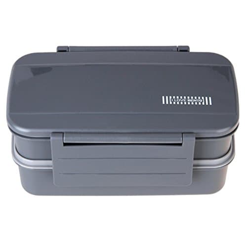 Double Decker Insulated Travel Plastic Eco-Friendly Lunch Box by uGen! Easy Lunch Kit for Adults and Kids, Suitable for Work and School. Stay full of enegry eating regularly!