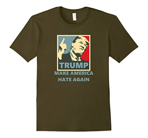Men's Make America Hate again t-shirt XL Olive