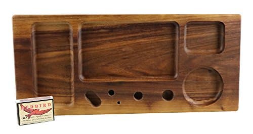 Futo Walnut Rolling Tray 13.5" x 6" Large