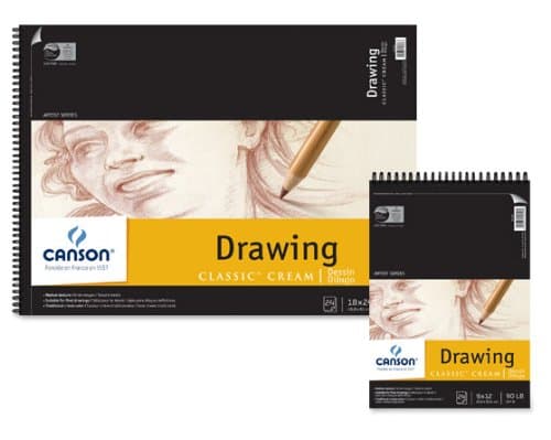 Canson Pad Classic Drawing 14x17" - Cream