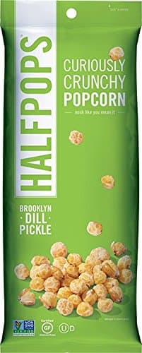 Halfpops Gluten Free Non-GMO Curiously Crunchy Popcorn (Pack of 15) (Brooklyn Dill Pickle)
