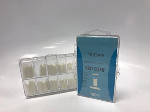 Nubar Professional Salon Quality Pro Comp White Nail Tips
