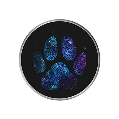 Expanding Pop Stand and Grip Socket for Phones or Tablet - Hold It - Swirly Galaxy Dog Paw