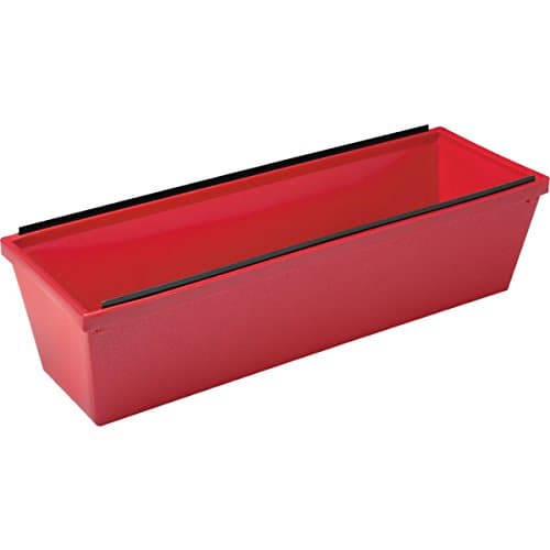 131966 12" Wallboard 2 Blade Red Plastic Mud Pan-SET OF 2