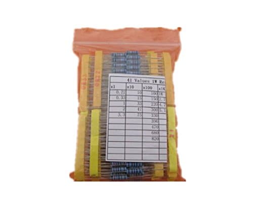 41 values each 10pcs, 1W Metal Film Resistor Assorted Kit DIP through hole