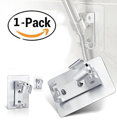 Aluminum Adjustable Hand Shower Rail Head Bracket Holder Bathroom Replacement Chrome Plated Mount