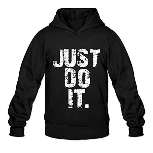 Men's Just Do It Hoodies L Black