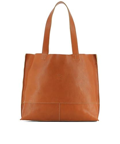 Il Bisonte Women's A2060p145 Orange Leather Tote